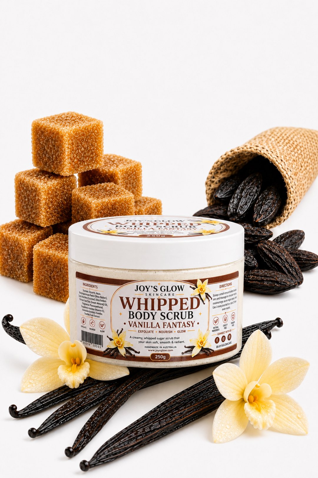 VANILLA FANTASY WHIPPED BODY SCRUB (250ML).