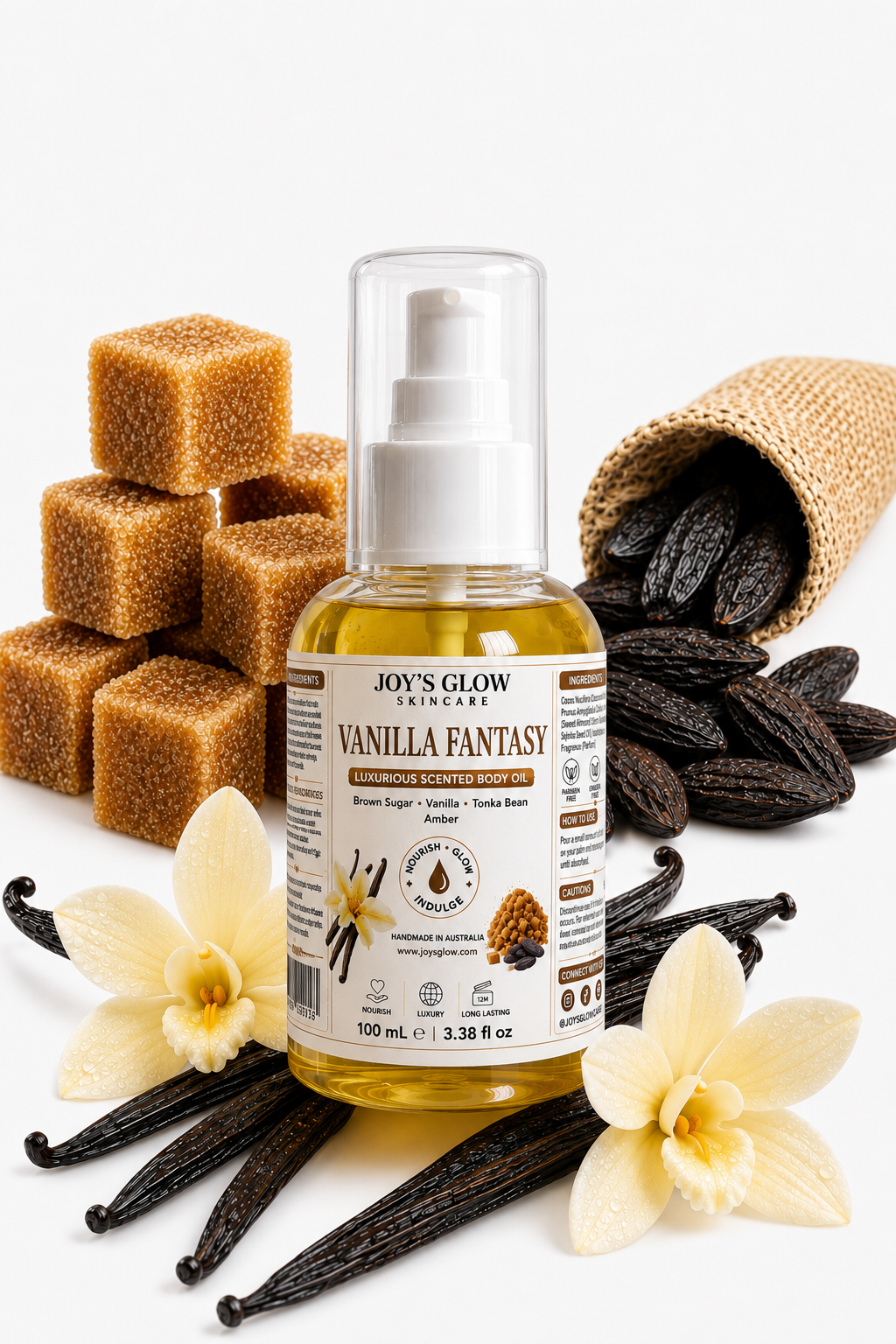 VANILLA FANTASY SCENTED BODY OIL (100ML)